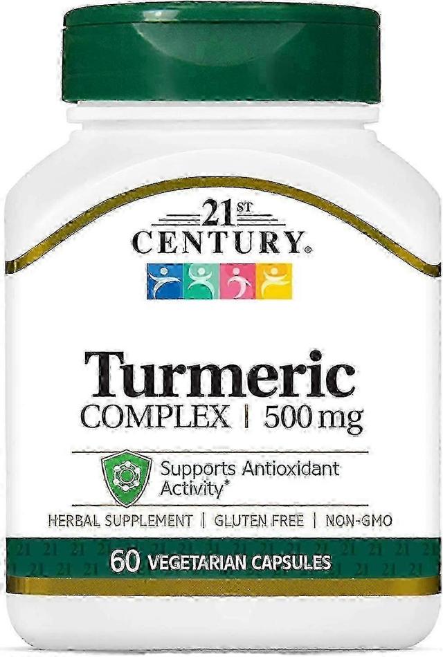 21st Century 21e eeuw kurkuma complex, 500 mg, veggie capsules, 60 ea on Productcaster.