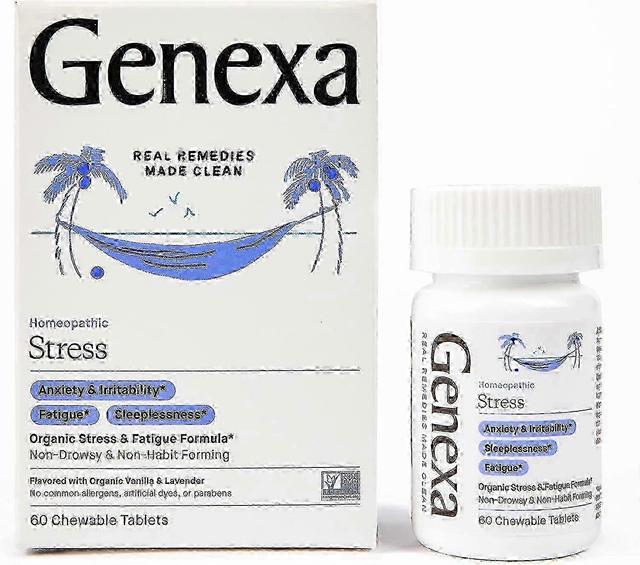 Genexa stress relief, chewable tablets, vanilla lavender, 60 ea on Productcaster.