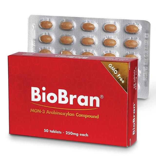 The really healthy company biobran 250mg 50 tablets on Productcaster.