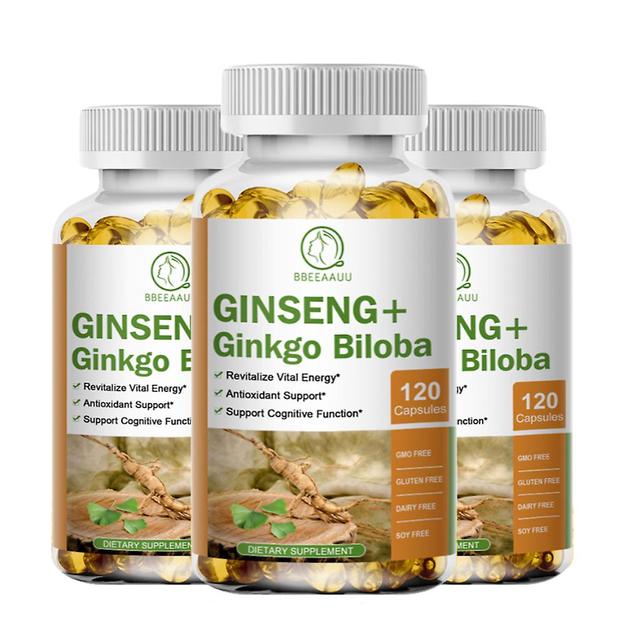 Tib Ginseng Ginkgo Biloba Kapseln bekämpfen Entzündungen unterstützen die Gesundheit des Gehirns Unterstützt die Durchblutung und reduziert das Ris... on Productcaster.