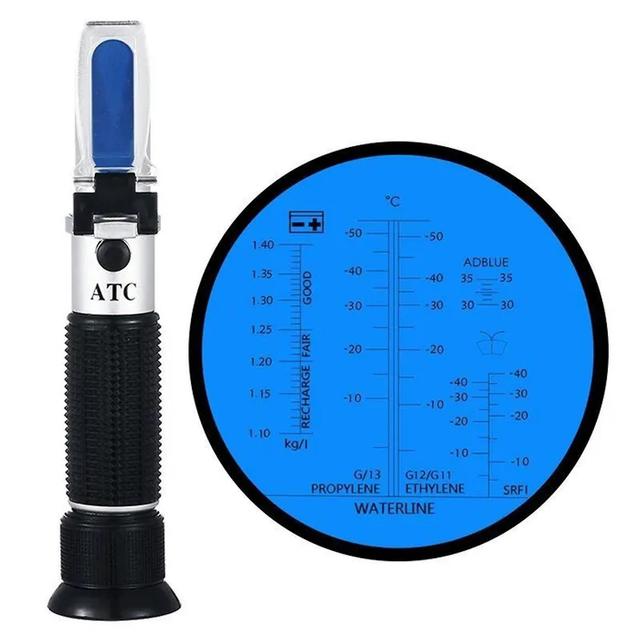 Refractómetro de mano 0-32% Medidor de contenido de azúcar 1000-1130 Jugo de malta de cerveza Refractómetro de instrumento de medición de doble escala on Productcaster.