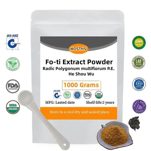 Huamade 50-1000g Fo-ti Extract Powder Polygonum multiflorum He Shou Wu Extract, Hårväxt 50g on Productcaster.