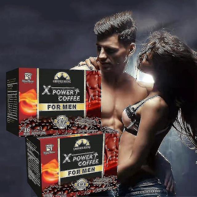 2023 New X Power Mens Energy Coffee Enhances Libido And Vitality Power Maca Instant Coffee Mens Black Coffee Supplements Energy Herbal Supplement Maxi on Productcaster.