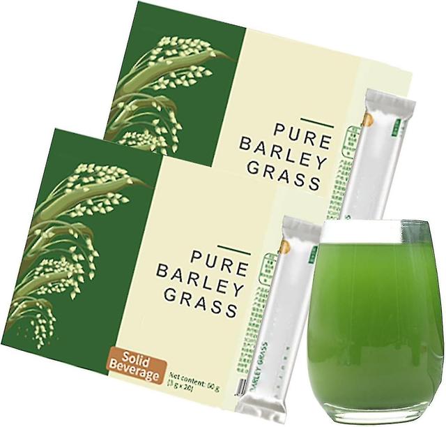 Organic Barley Grass Juice Powder - Pure Fiber-rich Superfood For Digestion - No Additives BFQ 2 pack on Productcaster.