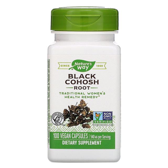 Nature's Way, Black Cohosh Root, 540 mg, 100 Vegan Capsule on Productcaster.