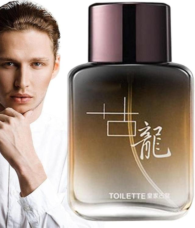 Perfume Spray For Men, Freshness Perfume With Scent Of Mandarin, Lavender, Vetiver Yellow on Productcaster.