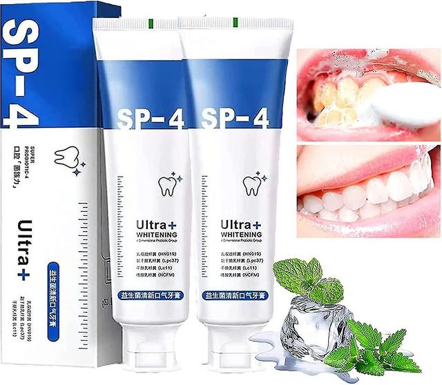 Sp-4 Probiotique Tootaste, Sp-4 Probiotique Tootaste Dents Ner Tootaste, Sp-4 Tootaste Bleu 2pcs on Productcaster.