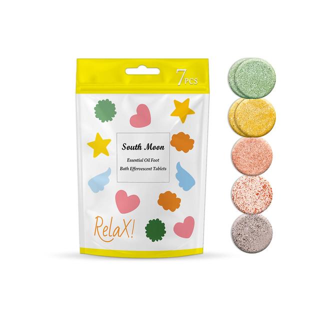 Qian South Moon Essential Oil Foot Bath Effervescent Tablets Helps Sleep, Repels Cold And Dispels Wet Body Foot Bath Tablets Body Shaping Foot Bath... on Productcaster.