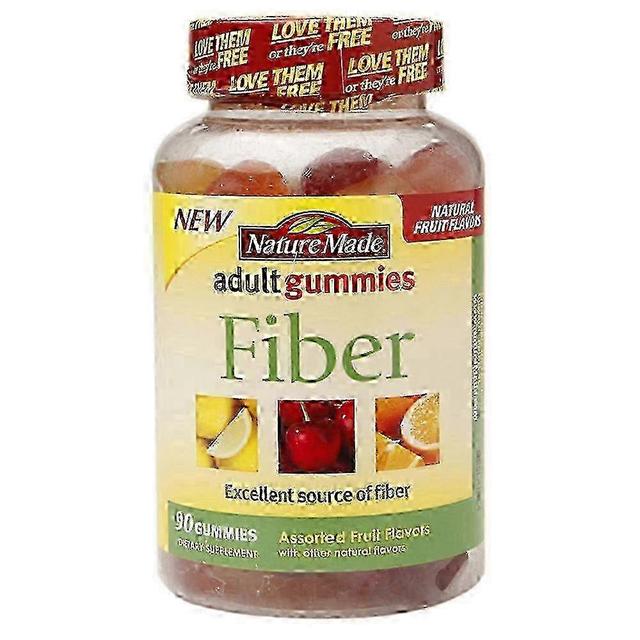 Nature Made Príroda vyrobená vláknina Adult Gummies, rôzne ovocie, 90 E on Productcaster.