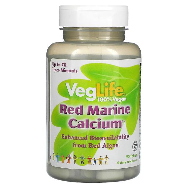 VegLife, Red Marine Calcium, 90 Tablets on Productcaster.