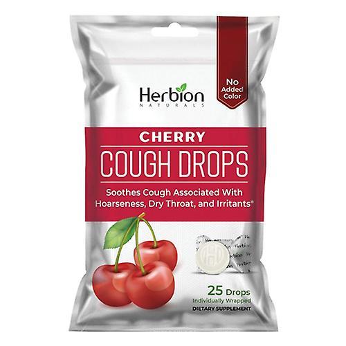 Herbion Naturals Cough Drops, Cherry 25 Count (Pack of 1) on Productcaster.