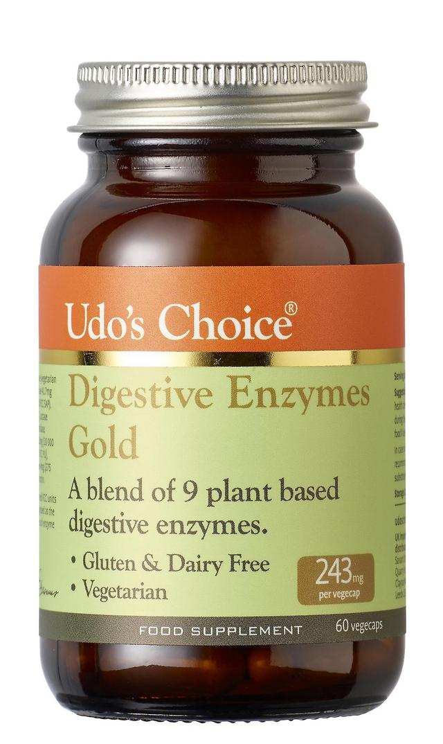 Udos Choice Digestive Enzyme Gold - 60 Vegecaps on Productcaster.