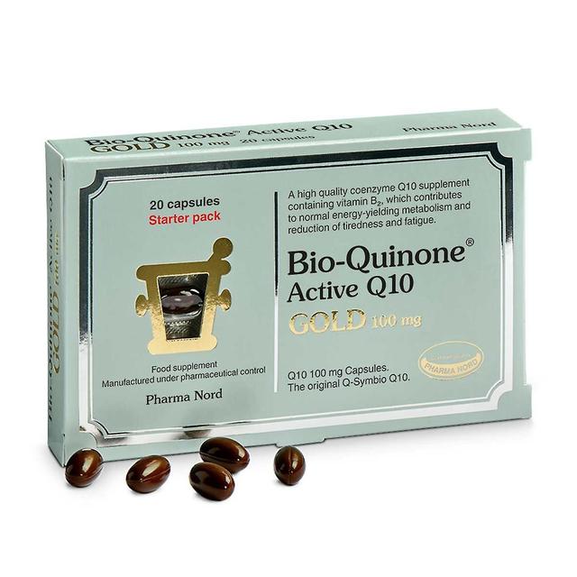 Pharma Nord Bio-chinone Active Q10 Gold 100mg - 20 Capsule on Productcaster.