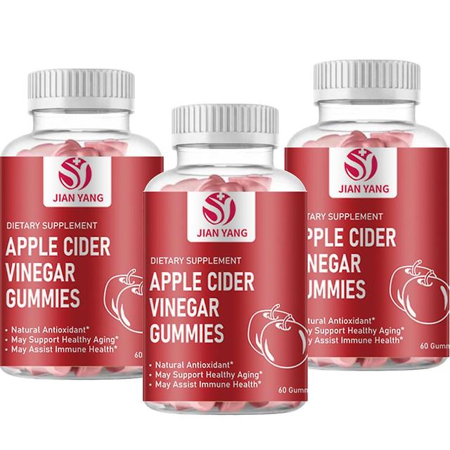 Sugar-free Apple Cider Vinegar Gummies, Support Healthy Digestion, Gut Health, Gluten-free, Vegan, Delicious Acv Sugar-free Gummies, 500 Mg Apple C... on Productcaster.