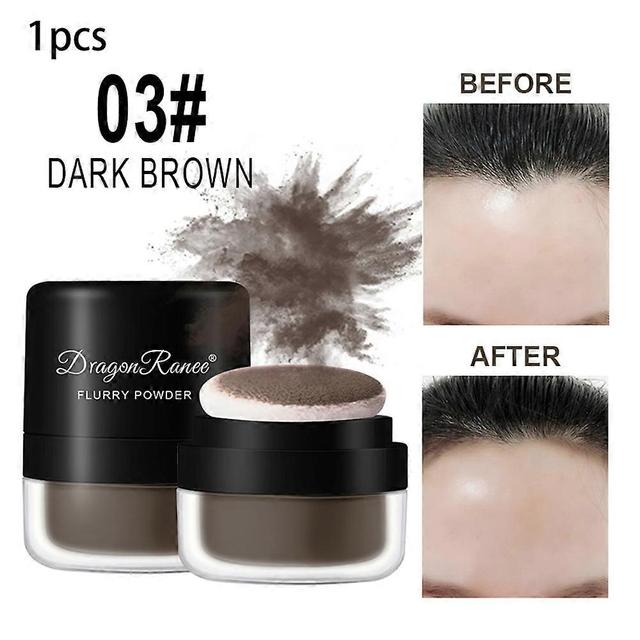 Dragon Ranee Black Pat Powder Bottle Hairline Powder Rich Hair Modification Facial Contour Beauty Cosmetics 03 on Productcaster.