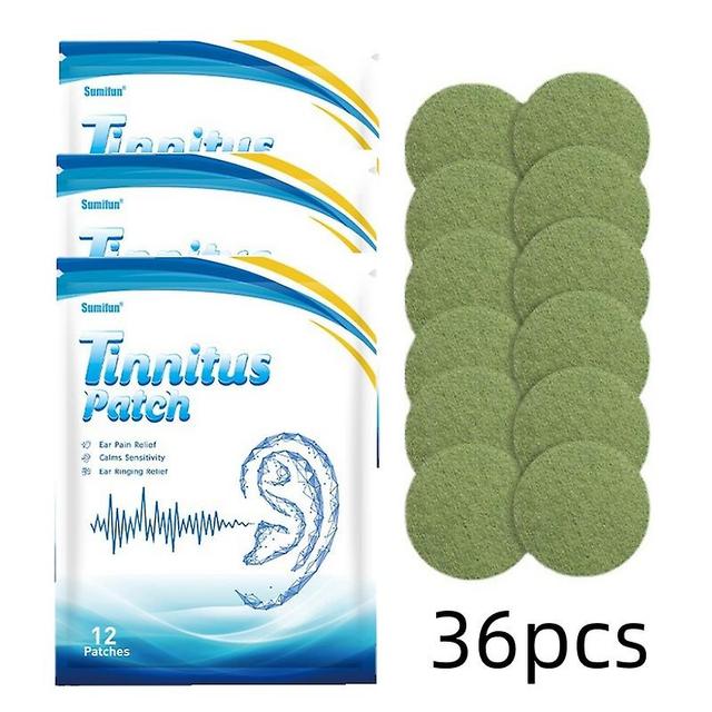 Parche de tratamiento de tinnitus de 36 piezas para el dolor de oído Proteger la pérdida de audición Pegatina Extracto de hierbas naturales Plástic... on Productcaster.