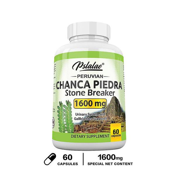 Visgaler Premium Chanca Piedra 1600 Mg - Kidney Stone Gallbladder Support Peru Chanca Piedra Made In The Usa For Kidney Support 60 Capsules on Productcaster.