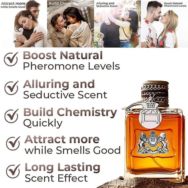 Pheromone Perfume Alpha Men, Pheromone Perfume For Men, Perfume Men Feromone, Pheromone Cologne For 2pcs orange-50ml on Productcaster.