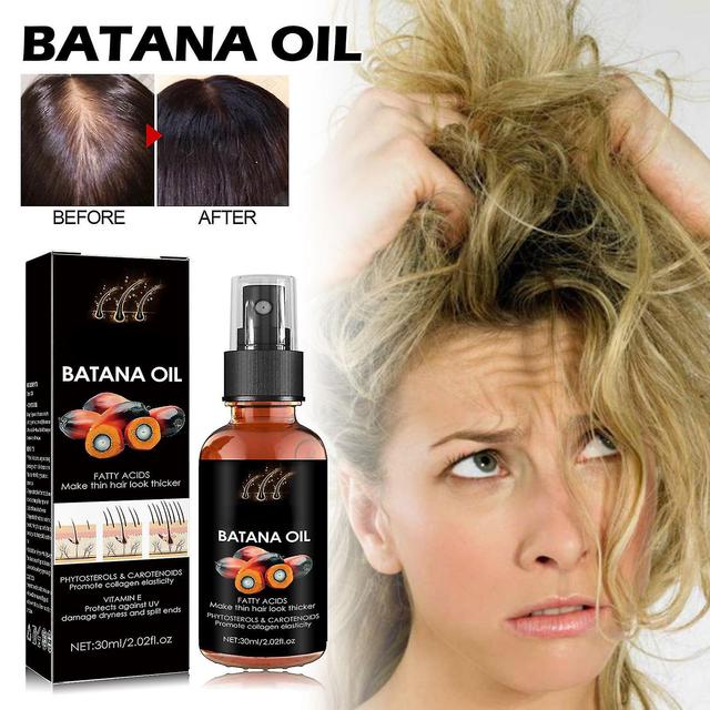 Batana Oil Organic Para Cabelos Saudáveis, Batana Oil Premium 100% Natural Spray, promove o bem-estar do cabelo para homens e mulheres Melhora o ca... on Productcaster.