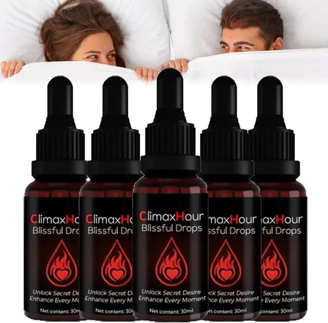 5Pcs Climaxhour Blissful Drops, Secret Drops For Strong Men, Secret Happy Drops, Enhanced Secret Dro on Productcaster.