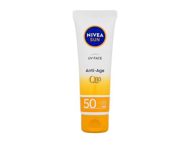 Nivea - Sun UV Face Q10 Anti-Age SPF50 - Dla Kobiet, 50 ml on Productcaster.