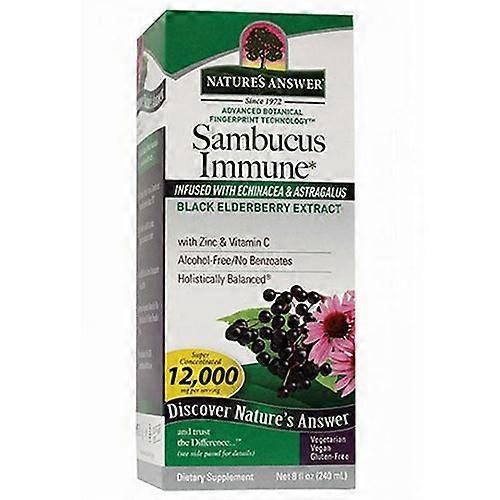 Nature's Answer Sambucus Immune, Black Elderberry 8 oz (Pack of 1) on Productcaster.