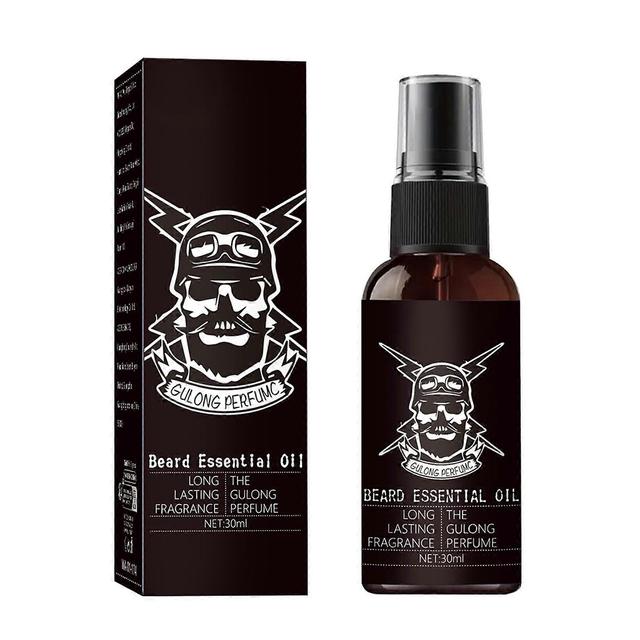 unbrand Men's Cologne Beard Oil - 30ml Gentle Care Moisturizing And Hydrating Black on Productcaster.