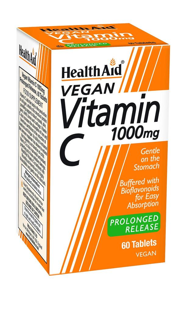 Health Aid Sundhed støtte Vitamin C 1000mg - forlænget frigivelse, 60 tabletter on Productcaster.