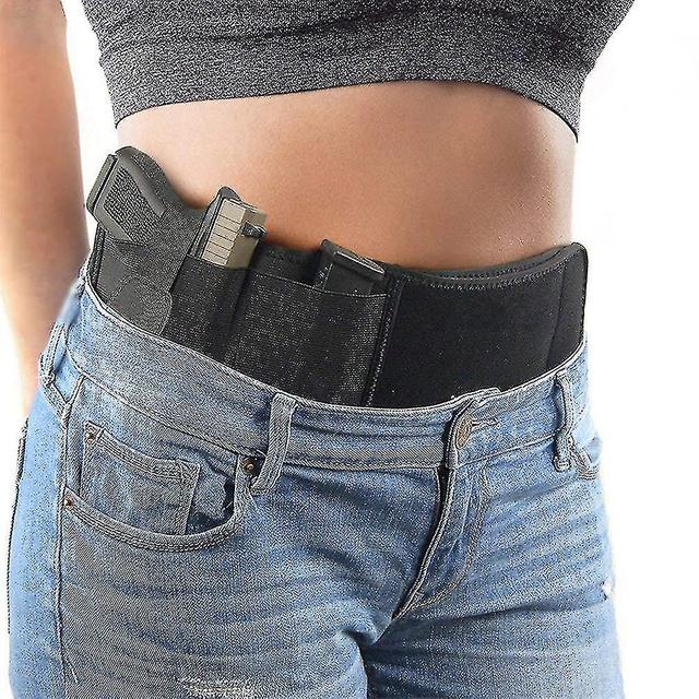 Tactical Belly Gun Holster Belt Concealed Carry Waist Band Pistol Holder on Productcaster.