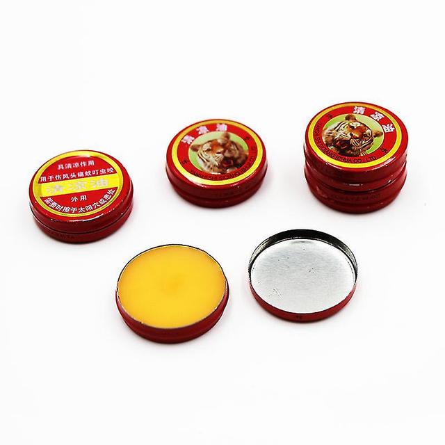 5/10 /20szt Tiger Balm Summer Cooling Oil Refresh Brain Drive Out Mosquito Eliminate Bad Smell Treat Headache Chinese God Medical 10SZT. on Productcaster.