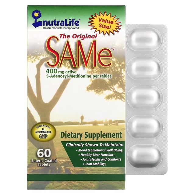 NutraLife, Samma (Disulfat Tosylate), 400 mg, 60 Enteriska belagda Caplets on Productcaster.