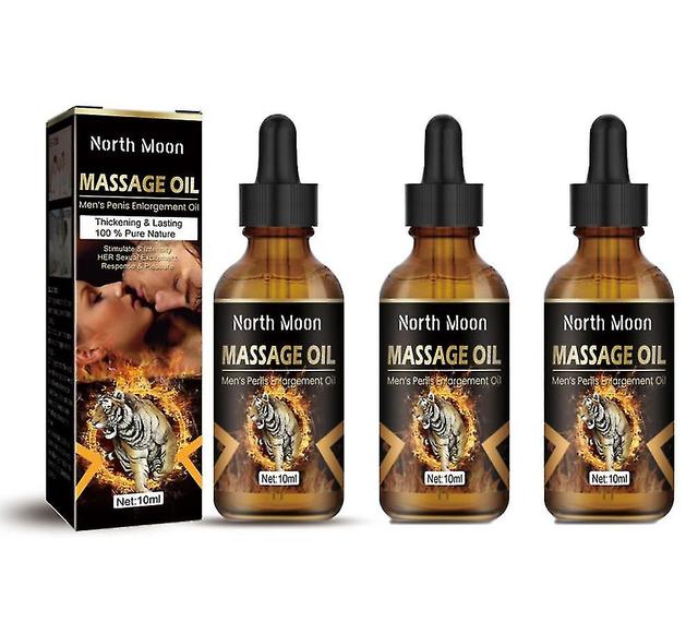 Male Enhancement Essential Oilmen's Breast Enhancement Men's Tingshi Passionate Sexual Function External Sex Supplies 10ml 3PCS on Productcaster.