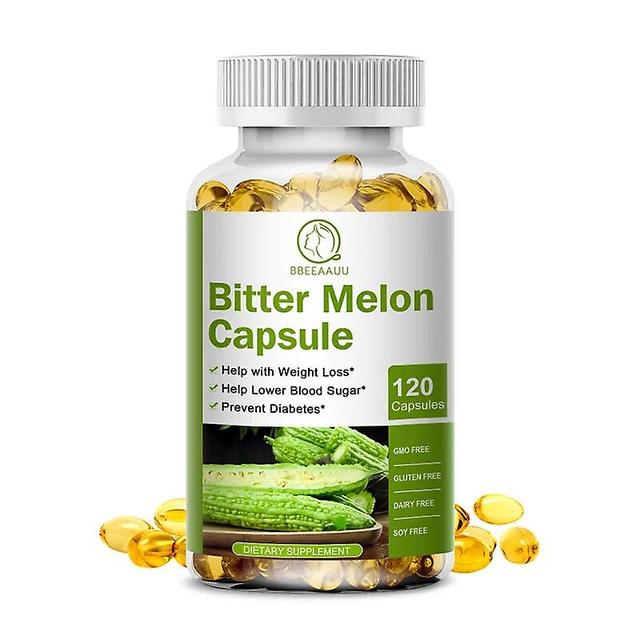 Tib Organic Plant-insulin Bitter Melon Capsules Blood Sugar Diabetes And Cardiovascular Health Healthy Food Tib 120pcs on Productcaster.