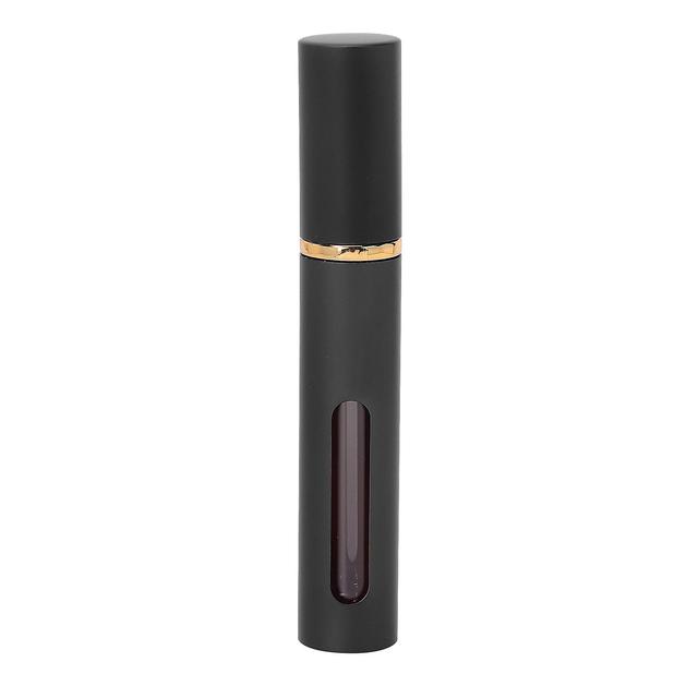 Refillable Perfume Bottle Refillable Black Mini Perfume Bottle - 10ml Portable Alumite Roll On (Leakproof) with Visible Empty Design on Productcaster.