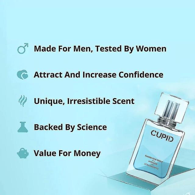 Pheromone-Infused Cupid Charm Toilette for Men -Cupid Cologne For Men, Cupid Hypnosis Cologne Fragrances for Men 1pcs on Productcaster.