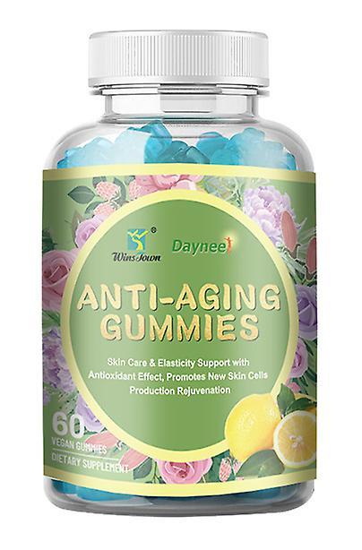 Vitamin Anti-Aging Gummies Dietary Supplement for Skin Care, Fine Lines, Wrinkles, Skin Elasticity and Dark Spots 1pcs on Productcaster.