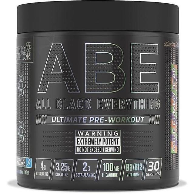 Applied Nutrition ABE All Black everything sour gummy bear 315 gr on Productcaster.