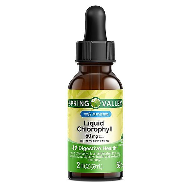 Spring valley fast acting liquid chlorophyll, peppermint, 2 fl oz on Productcaster.