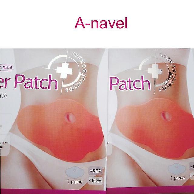 30 días parche de adelgazamiento rápido Belly Slim Patch Abdomen Ombligo Quema de grasa Herramienta de estiramiento facial delgado on Productcaster.