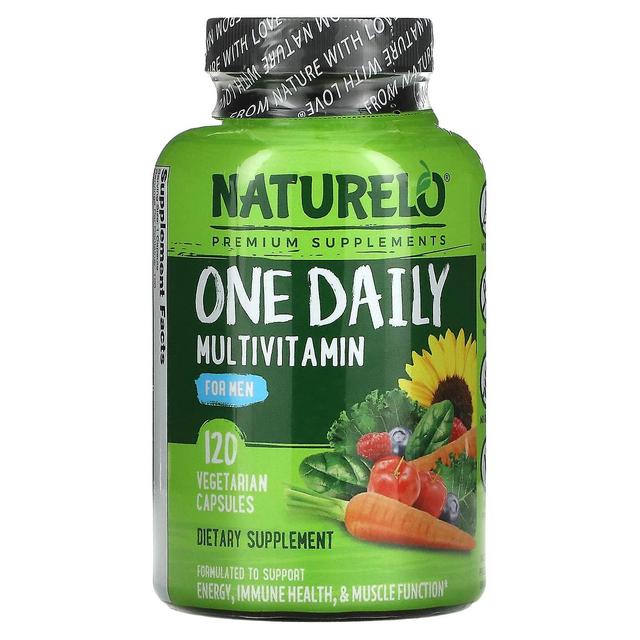 NATURELO, Un Multivitaminico giornaliero per gli uomini, 120 capsule vegetariane on Productcaster.