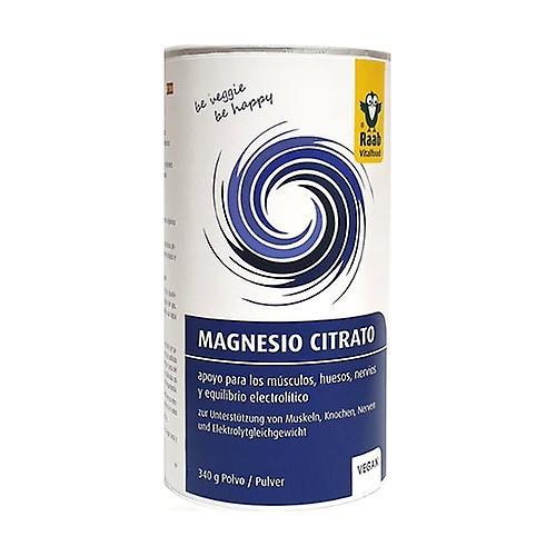 Raab Magnesium citrate powder supports muscles and bones 340 g of powder on Productcaster.