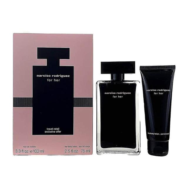 Narciso Rodriguez for Her Set: EDT Spray 100ml & Body Lotion 75ml on Productcaster.