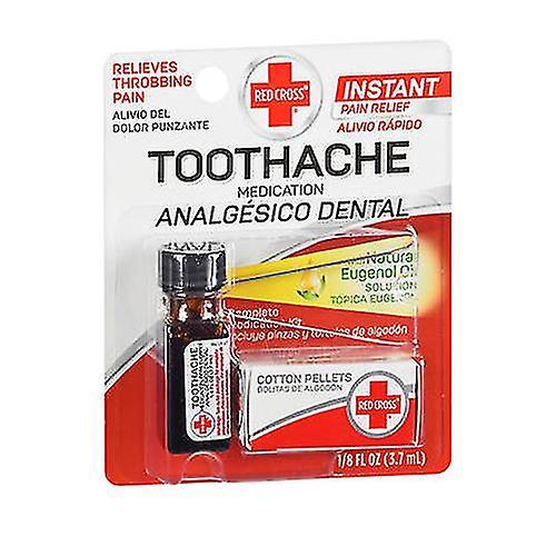 Mentholatum Rotes Kreuz Komplettes Medikamenten-Kit für Zahnschmerzen, 0,125 oz (Packung mit 3) on Productcaster.