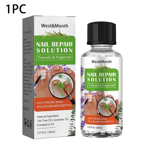 Ridotto!!30ml Soluzione di riparazione delle unghie Estratto di olio dell'albero del tè Forza extra Coltura ispessita Come l'immagine on Productcaster.