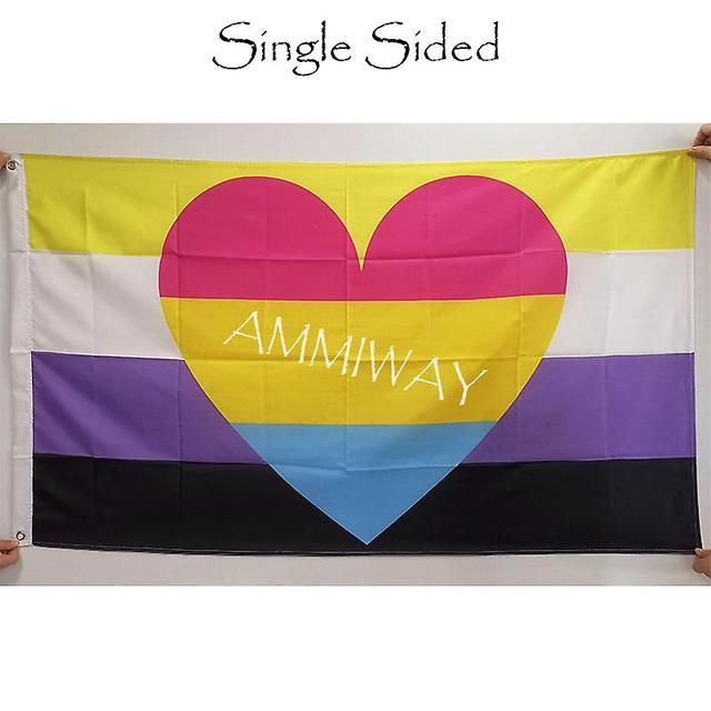 Ederfun Setiap Ukuran Aseksual Poliseksualitas Romantis Combo Tunggal Bendera Ganda Ace Komunitas Polyseksual Kebanggaan Lgbt Bendera Dan Spanduk J... on Productcaster.