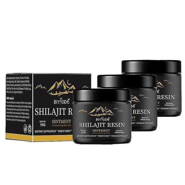 3 Stück reine 100% Himalaya-Shilajit, weiche Harzpaste, organisch, extrem starke Fulvinsäure - MXBC on Productcaster.