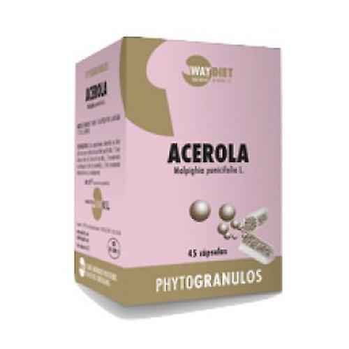 Waydiet Natural Products Phytogranulos Acerola Vitamin C 45 capsules on Productcaster.