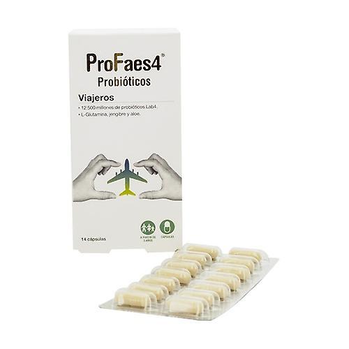 ProFaes4 Probiotic for Travelers 14 capsules of 633mg on Productcaster.