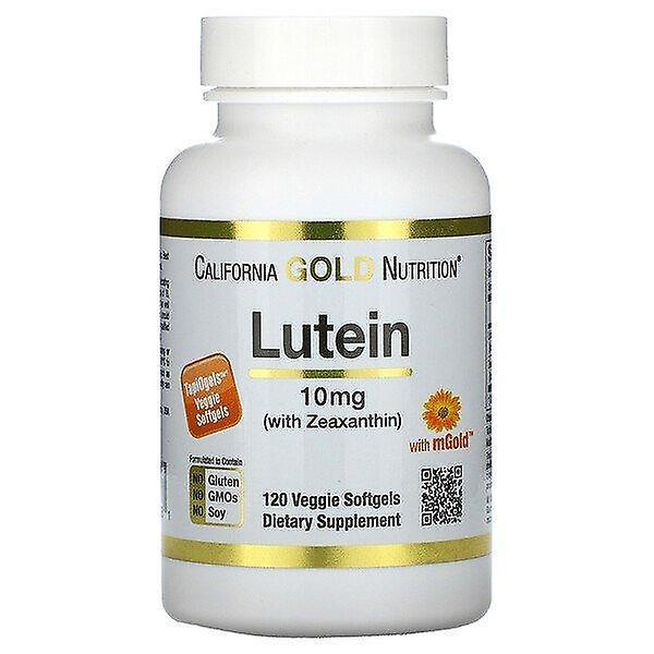 California Gold Nutrition, Luteïne met Zeaxanthine, 10 mg, 120 Veggie Softgels on Productcaster.