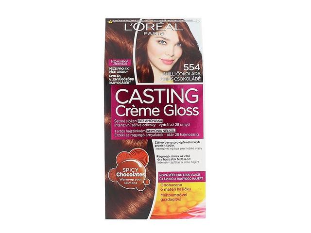 L'Oréal Paris - Casting Creme Gloss 554 Chilli Chocolate - Dla Kobiet, 48 ml on Productcaster.